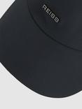 Reiss Emery Logo Embroidered Baseball Cap, Navy