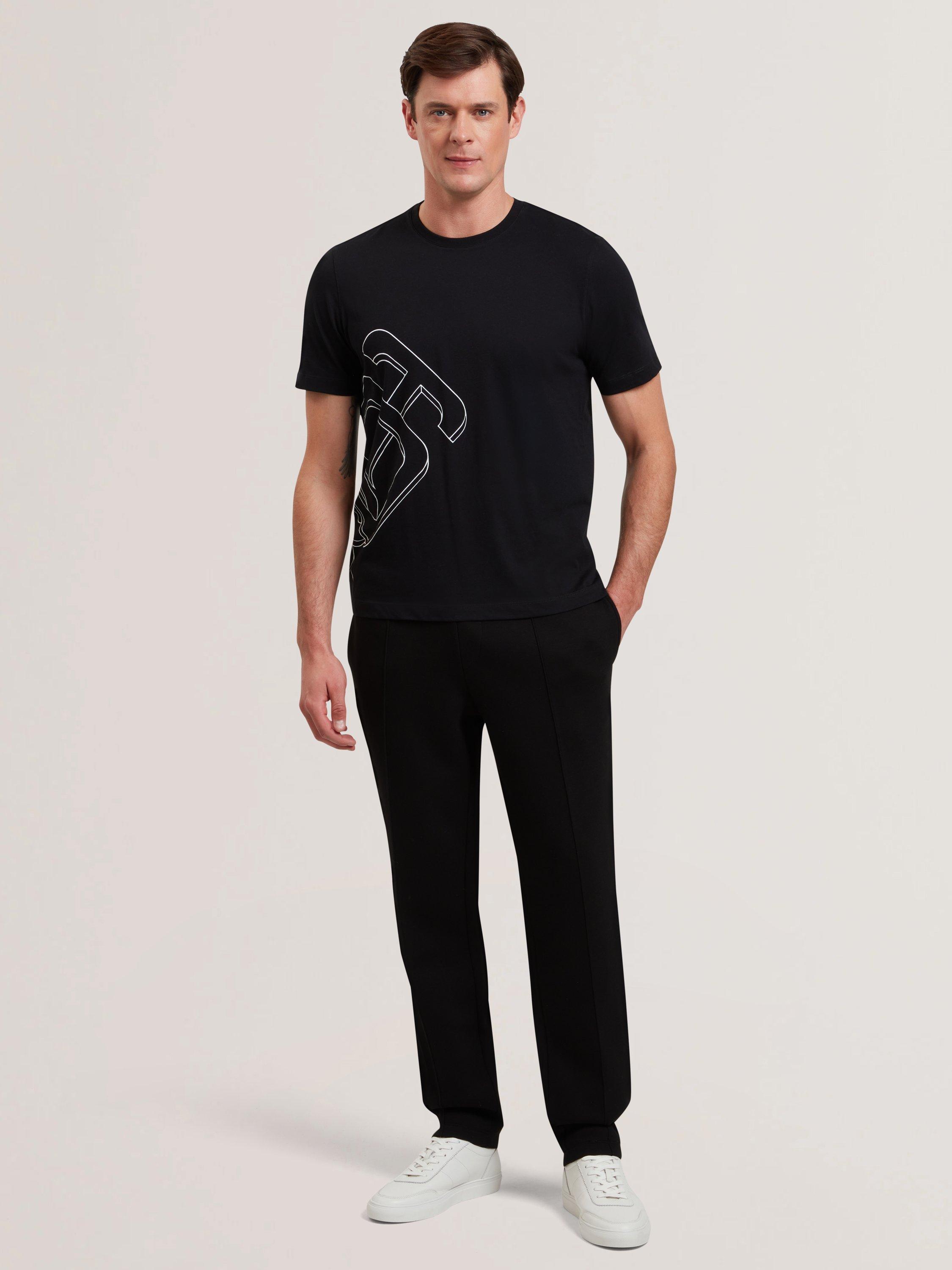 Product image 3 of 6, which shows Ted Baker Neo Slim Fit Joggers Trousers, Black, XS