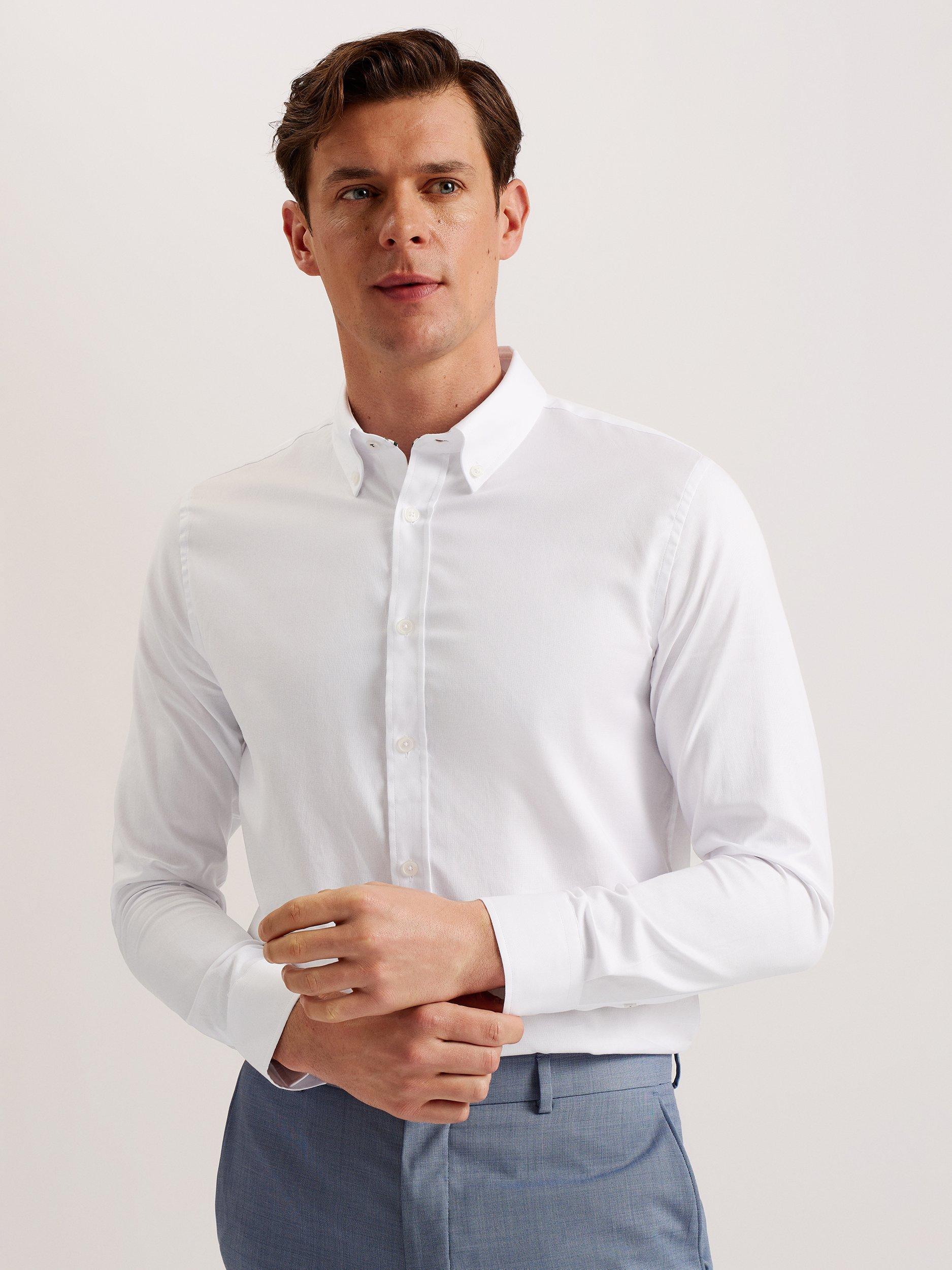 Ted Baker Allardo Regular Fit Oxford Shirt, White