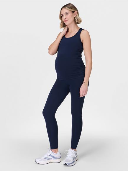 Sweaty Betty All Day Maternity Leggings - view 2, Navy Blue