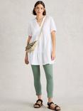 White Stuff Maria Pure Organic Cotton Tunic Top, Brilliant White