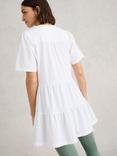 White Stuff Maria Pure Organic Cotton Tunic Top, Brilliant White