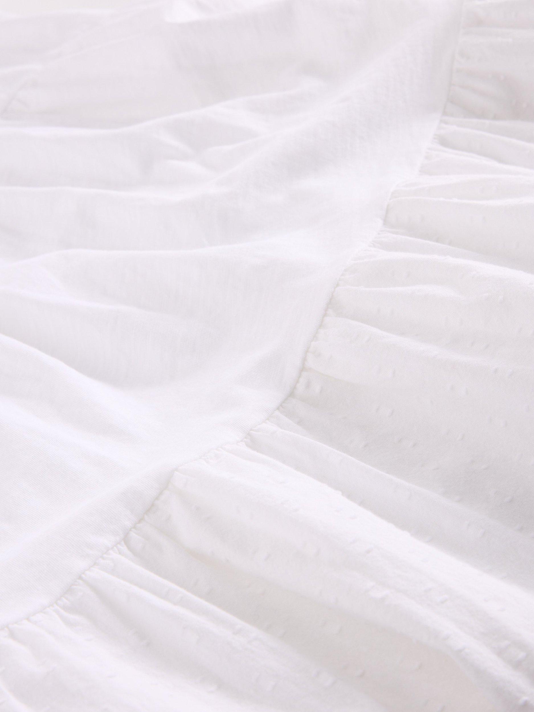 Product image 6 of 6, which shows White Stuff Maria Pure Organic Cotton Tunic Top, Brilliant White, 12