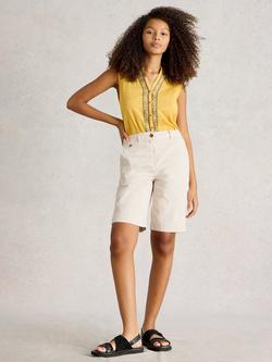 White Stuff Hayley Shorts, Natural White, Natural White