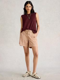 White Stuff Mollie Cargo Shorts, Light Tan, Light Tan