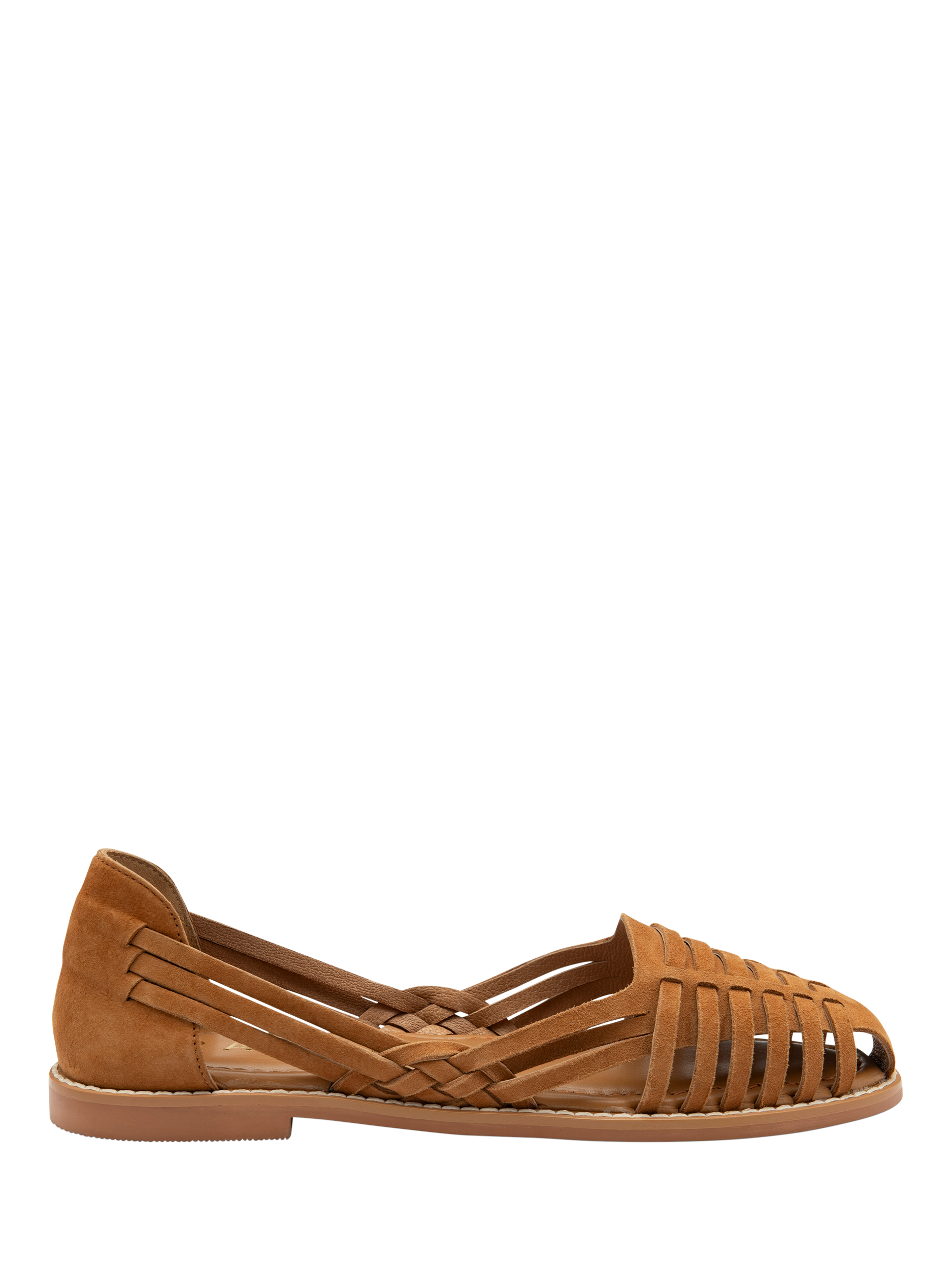 Product image 1 of 4, which shows Ravel Batley Suede Footbed Sandals, Tan, 3