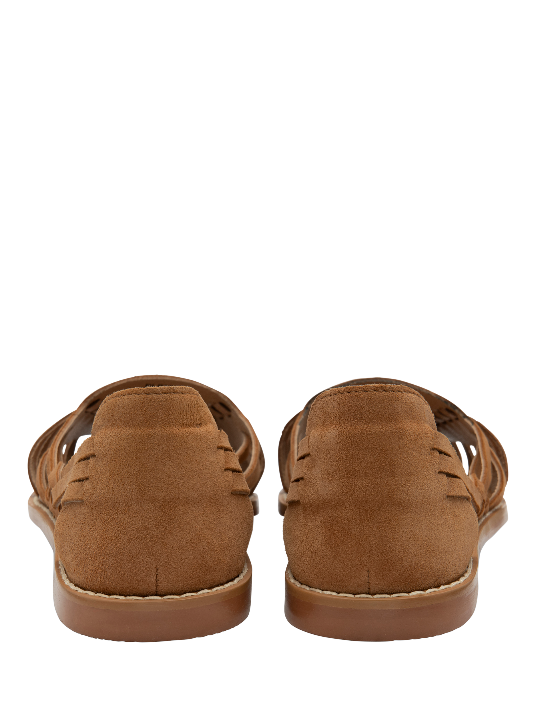 Product image 3 of 4, which shows Ravel Batley Suede Footbed Sandals, Tan, 3