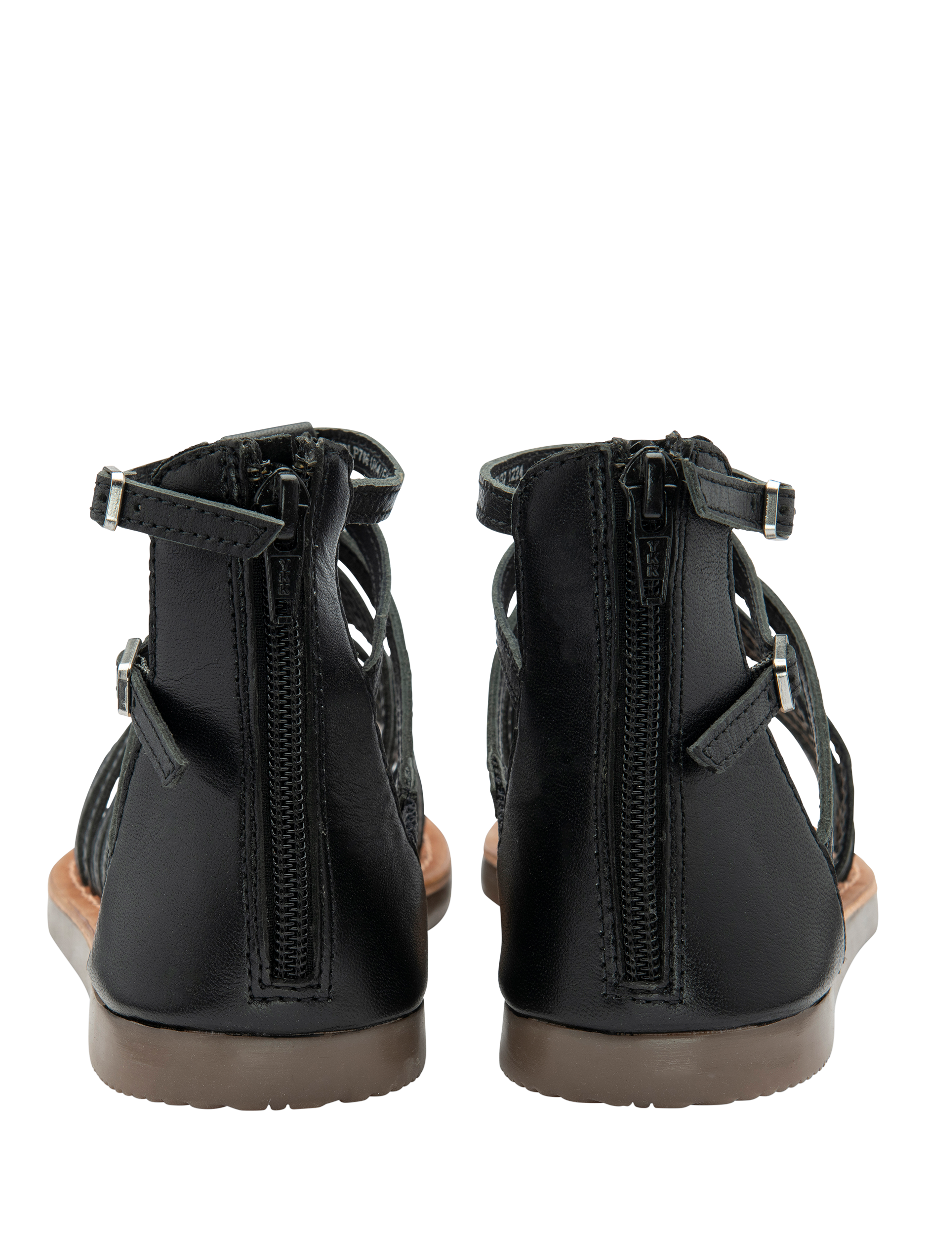 Product image 3 of 4, which shows Ravel Etton Leather Gladiator Sandals, Black, 3