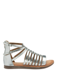 Ravel Etton Leather Gladiator Sandals, Silver