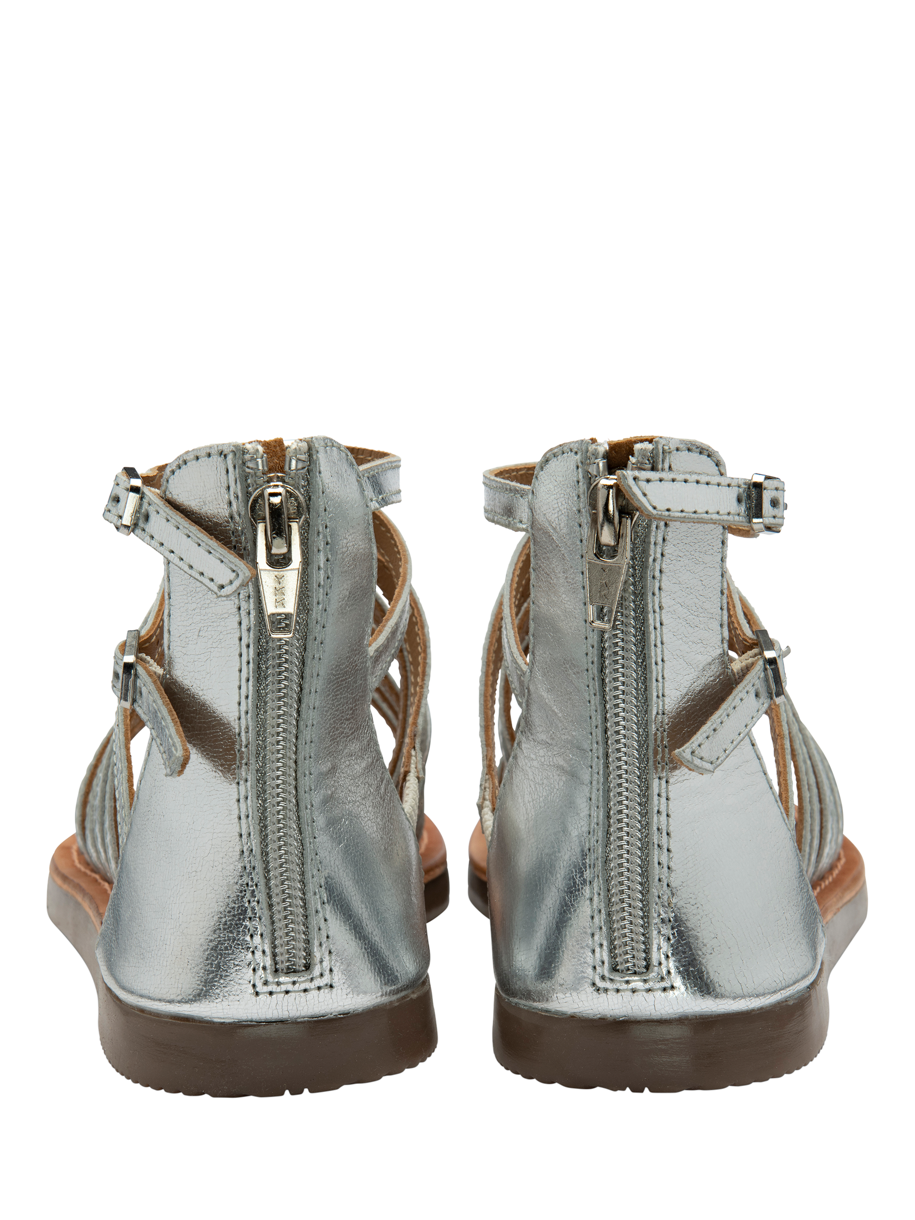 Product image 3 of 4, which shows Ravel Etton Leather Gladiator Sandals, Silver, 3