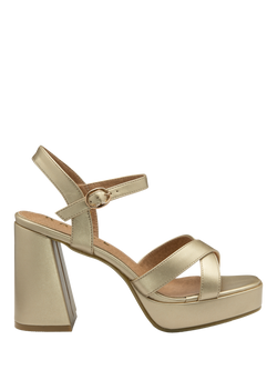 Ravel Farran Block Heel Sandals, Gold