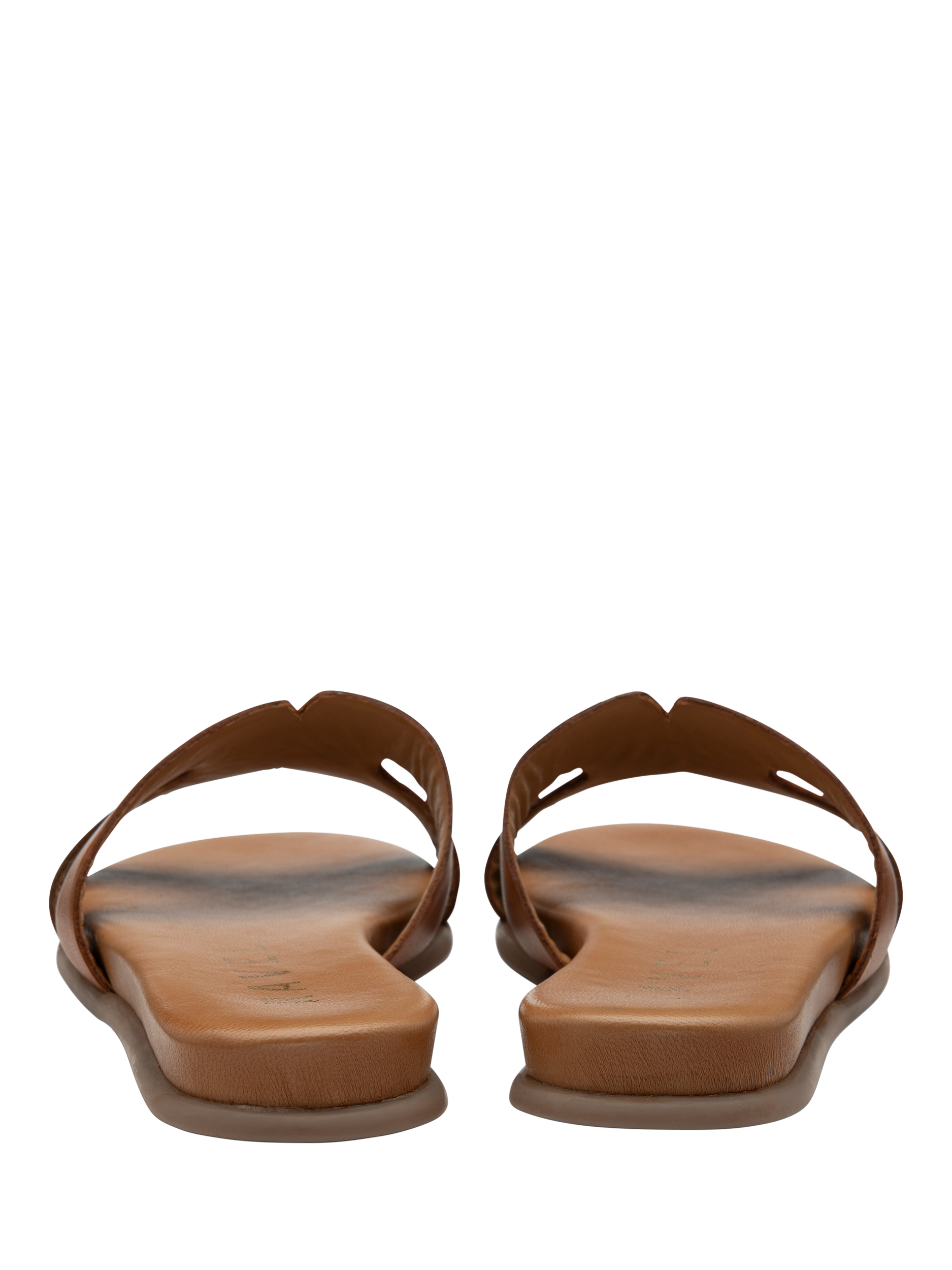 Product image 3 of 4, which shows Ravel Fintry Leather Slider Sandals, Tan, 3