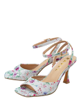 Ravel Holms Stiletto Heel Strappy Sandals, White