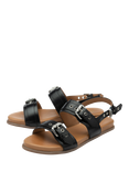 Ravel Sorbie Leather Buckle Strap Sandals