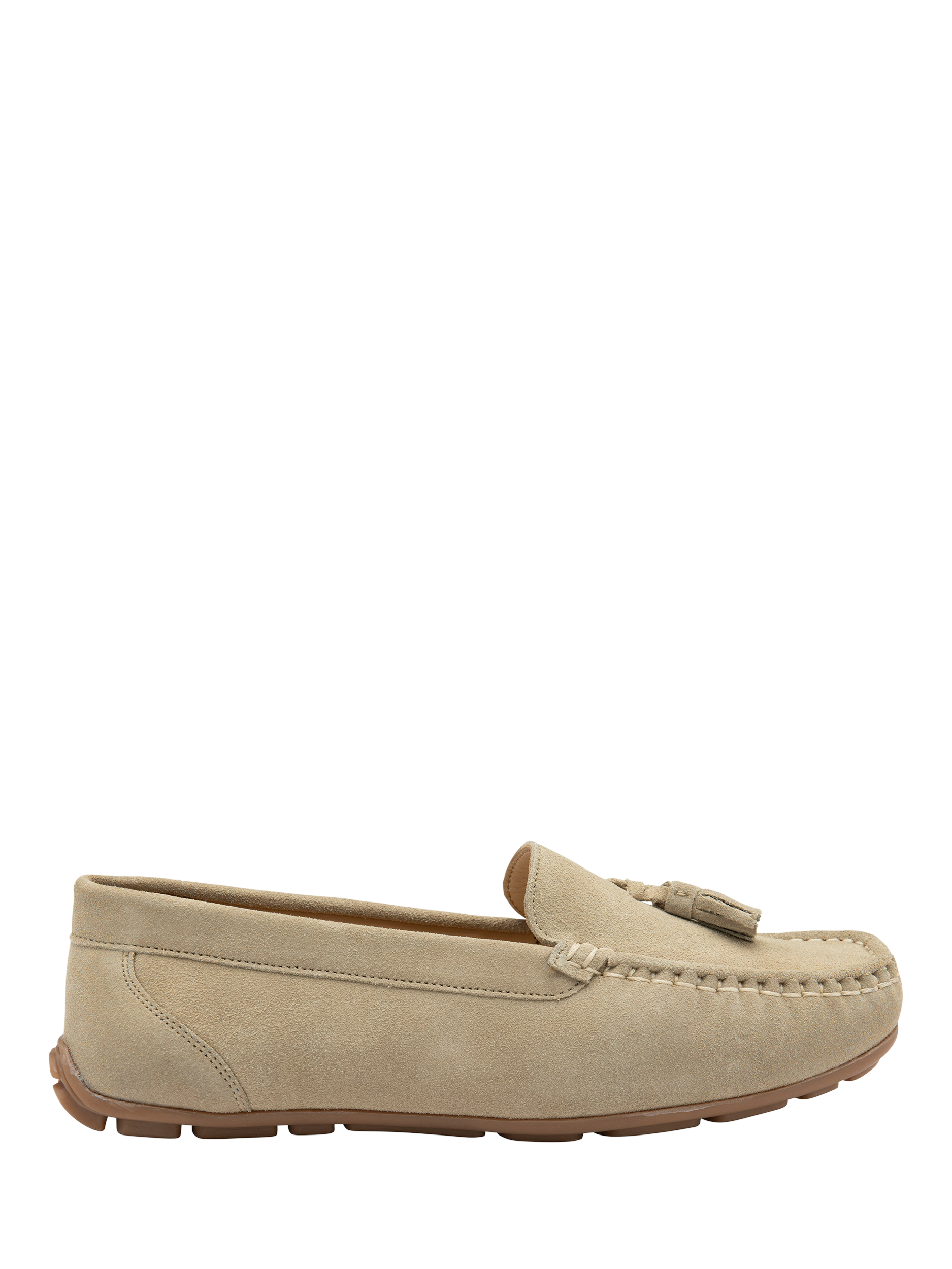 Product image 1 of 4, which shows Ravel Bute Leather Loafers, Taupe, 4