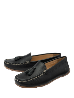 Ravel Bute Leather Loafers - view 2, Black