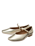 Ravel Lanton Leather Mary Janes, Gold