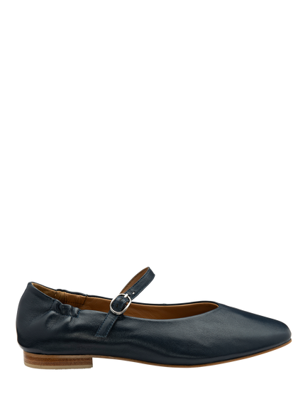 Ravel Lanton Leather Mary Janes, Navy