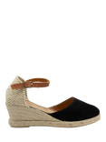 Ravel Vista Leather Wedge Heeled Espadrilles
