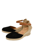 Ravel Vista Leather Wedge Heeled Espadrilles