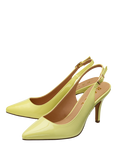 Ravel Kavan Pointed Slingback Heeled Courts, Yellow