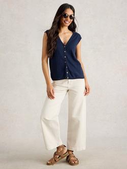 White Stuff Naria Tank, Dark Navy, Dark Navy