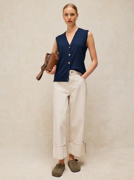 White Stuff Naria Tank, Dark Navy, Dark Navy