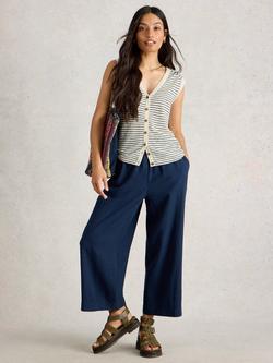 White Stuff Naria Stripe Tank, Navy/Multi, Navy/Multi