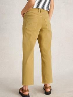 White Stuff Blake Straight Leg Jeans - view 2, Mid Yellow