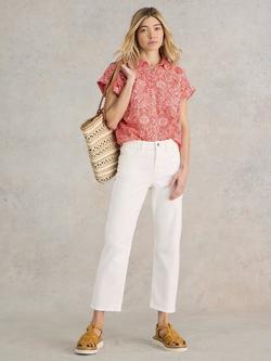 White Stuff Blake Straight Leg Jeans, Natural White, Natural White