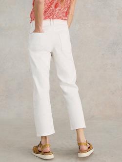 White Stuff Blake Straight Leg Jeans, Natural White - view 2, Natural White