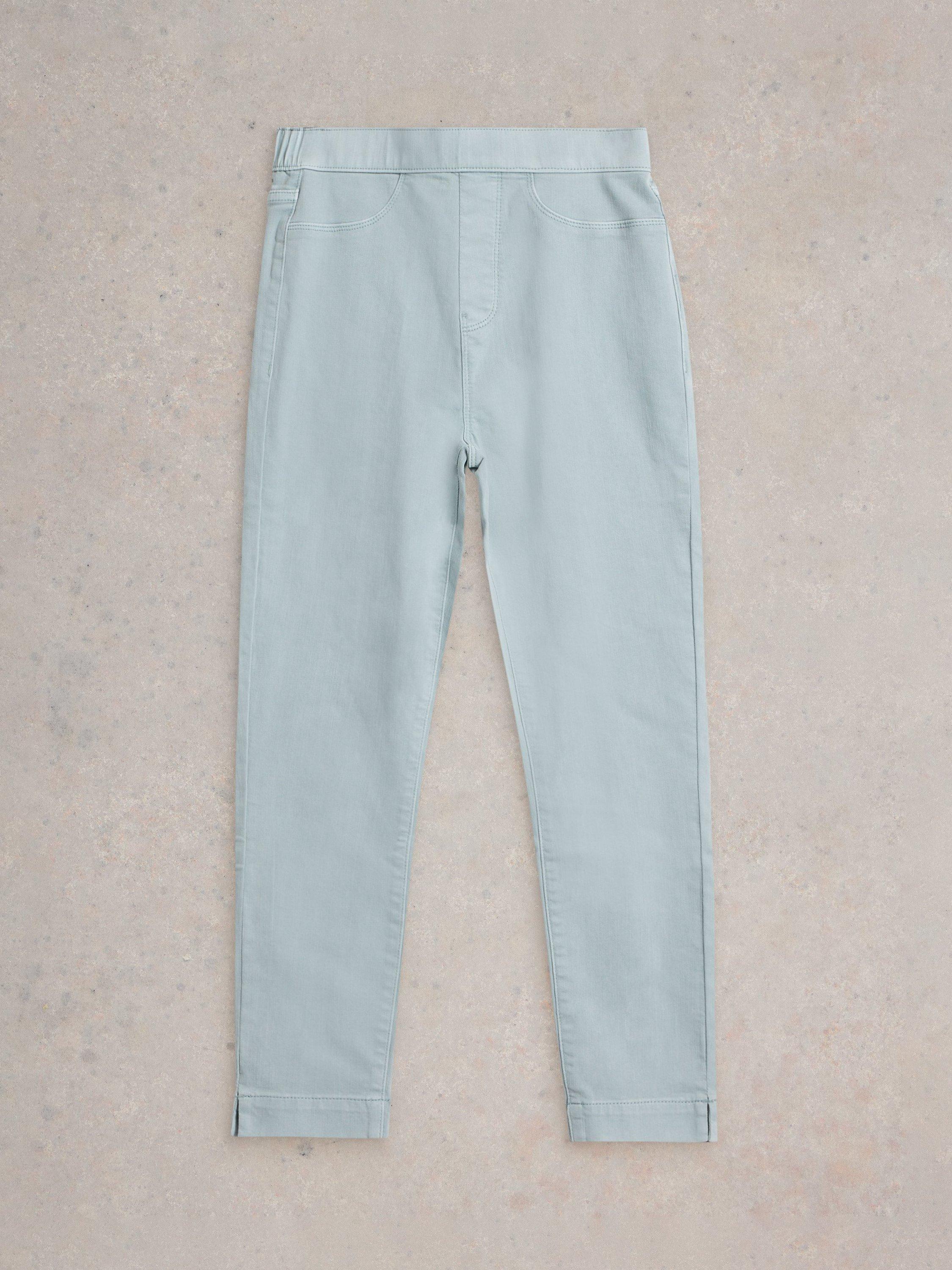 Product image 5 of 6, which shows White Stuff Janey Jeggings, Mid Blue, 10R