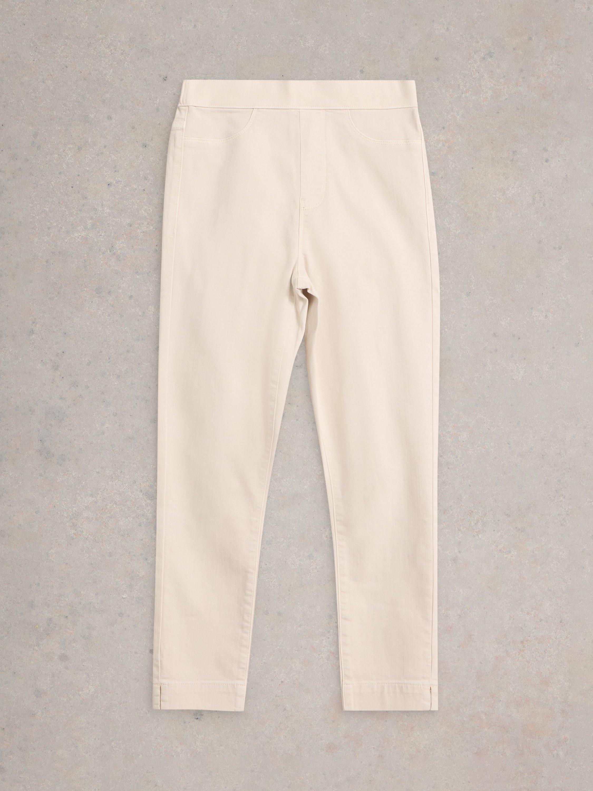 Product image 5 of 6, which shows White Stuff Janey Jeggings, Natural White, 6R