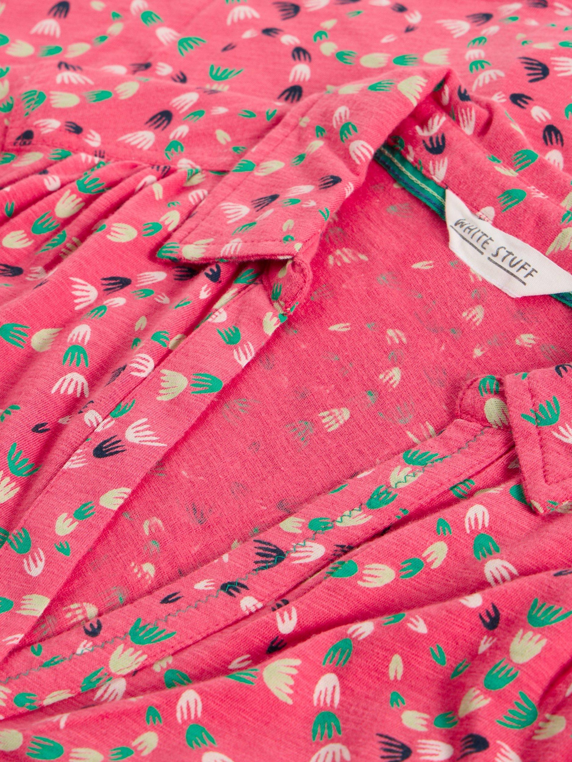 Product image 6 of 6, which shows White Stuff Annie Floral Button Down Shirt, Coral Orange, 24