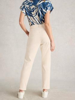 White Stuff Twister Organic Cotton Rich Chinos - view 2, Natural White