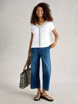 White Stuff Neva Top, White/Multi, White/Multi