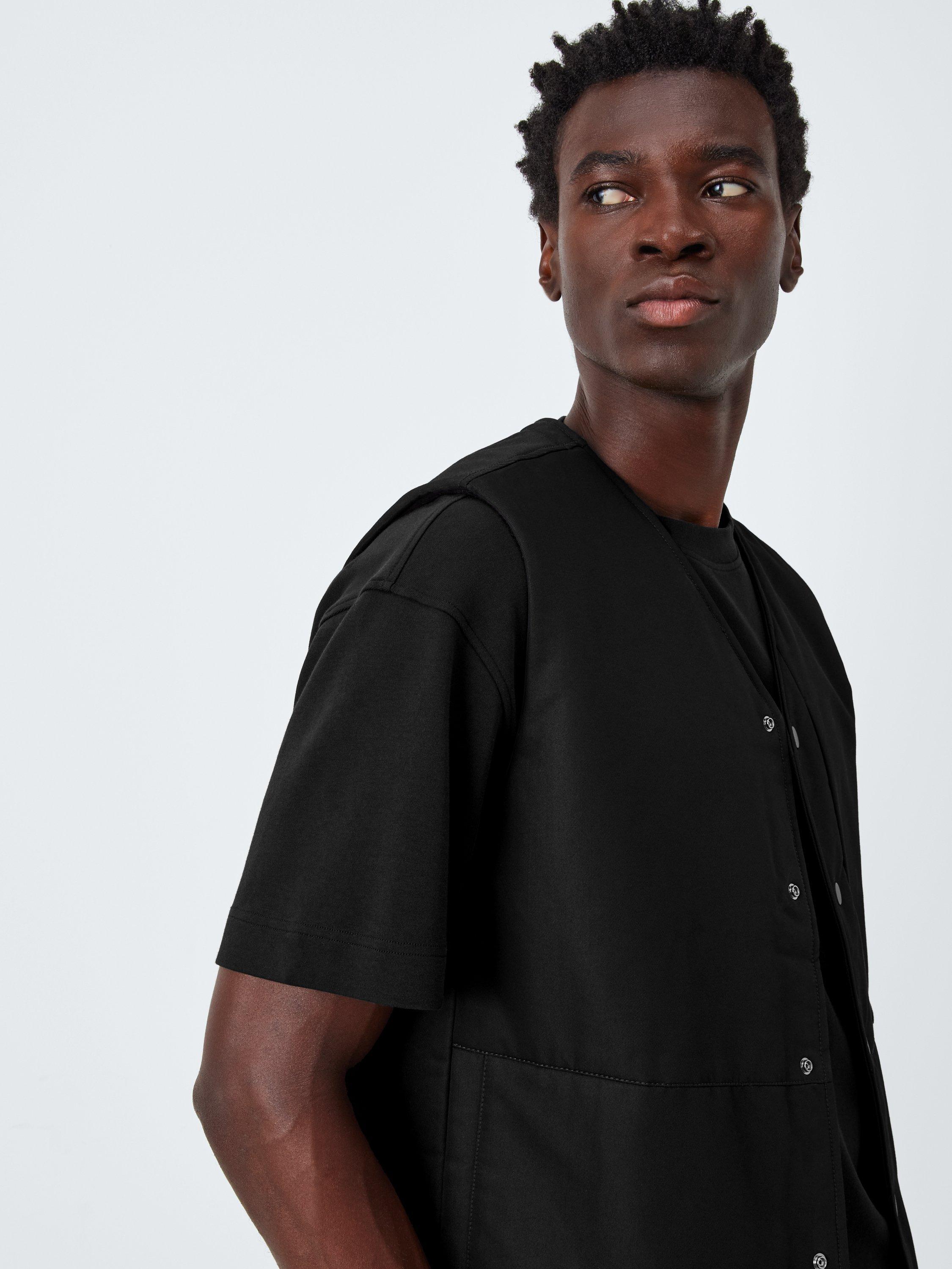 Product image 5 of 6, which shows Kin Nylon Pocket Cotton T-Shirt, Black, S