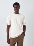 Kin Contrast Trim Cotton T-Shirt, Cloud Dancer