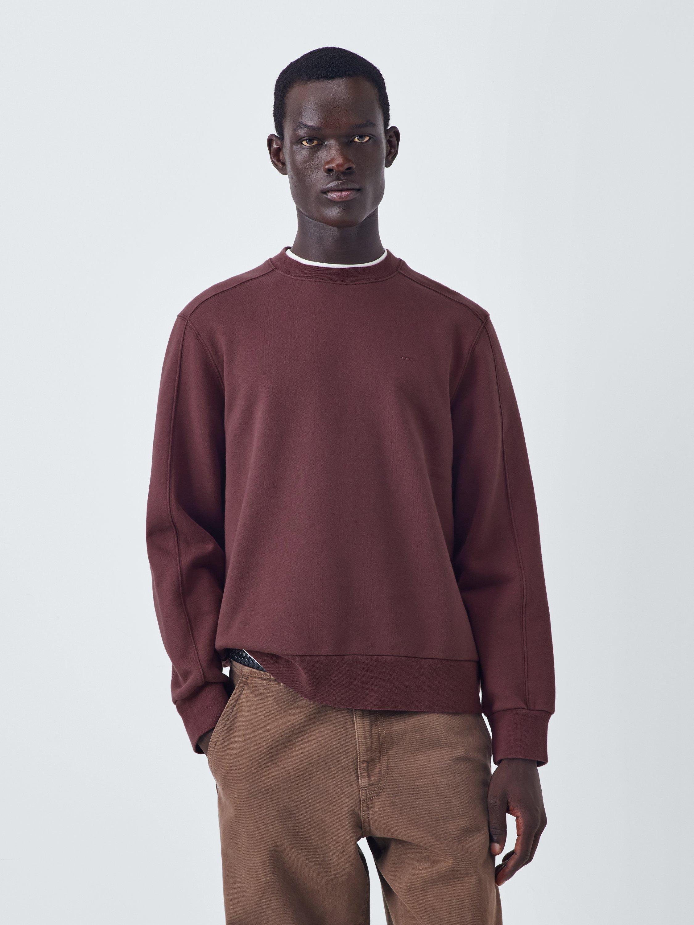 Product image 2 of 6, which shows Kin Logo Cotton Blend Jumper, Catawba Grape, S