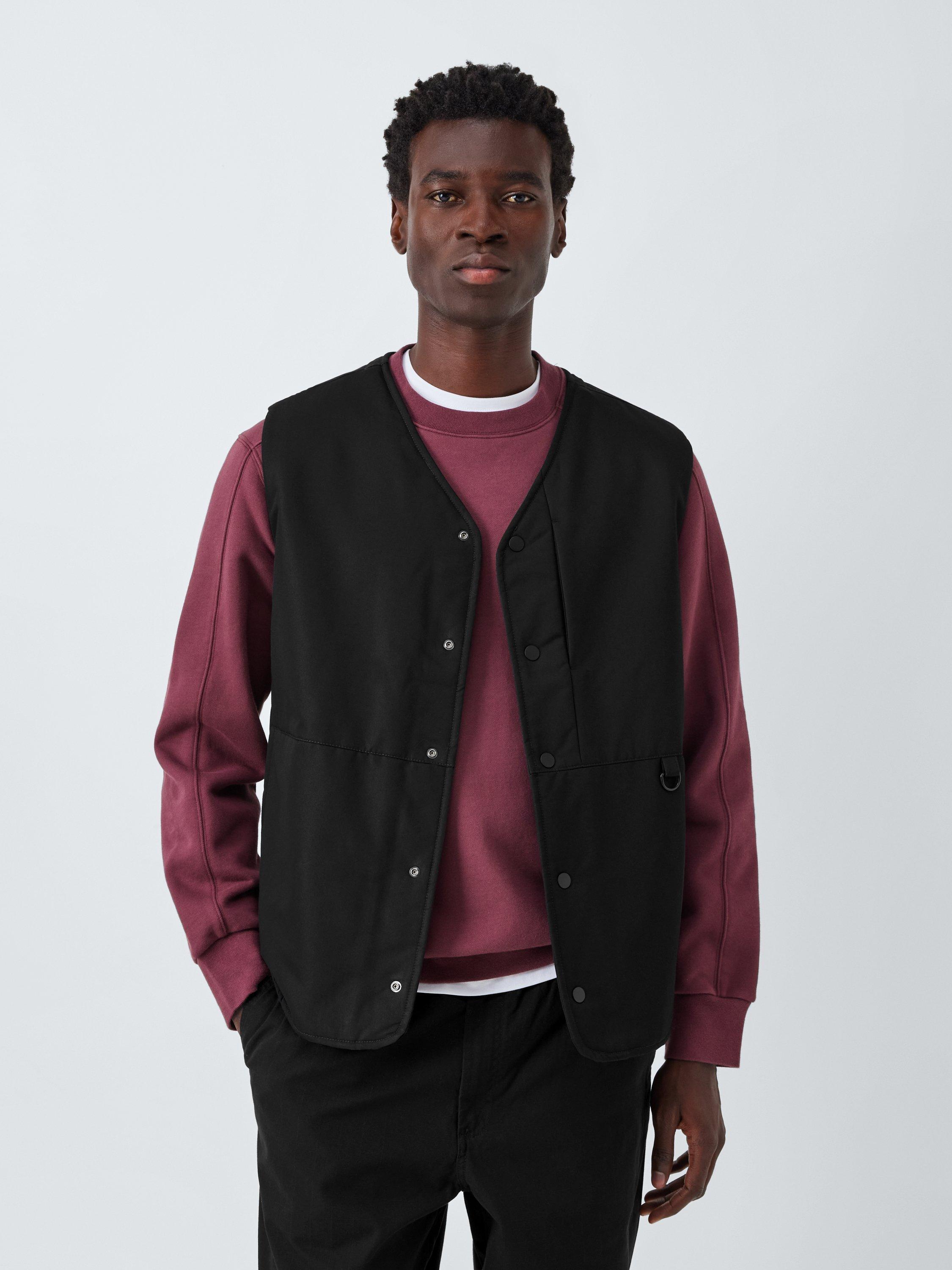 Product image 1 of 6, which shows Kin Washed Utility Gilet, Meteorite, S