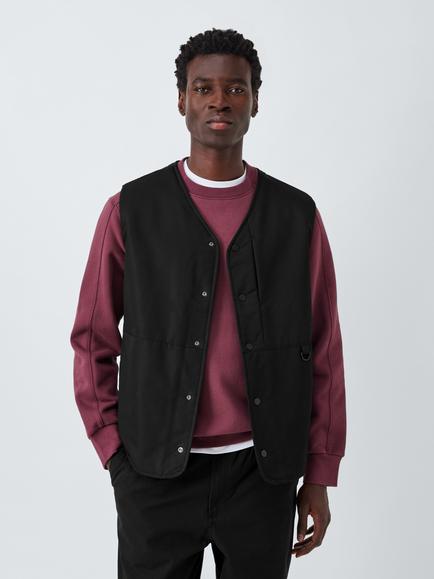Kin Washed Utility Gilet, Meteorite