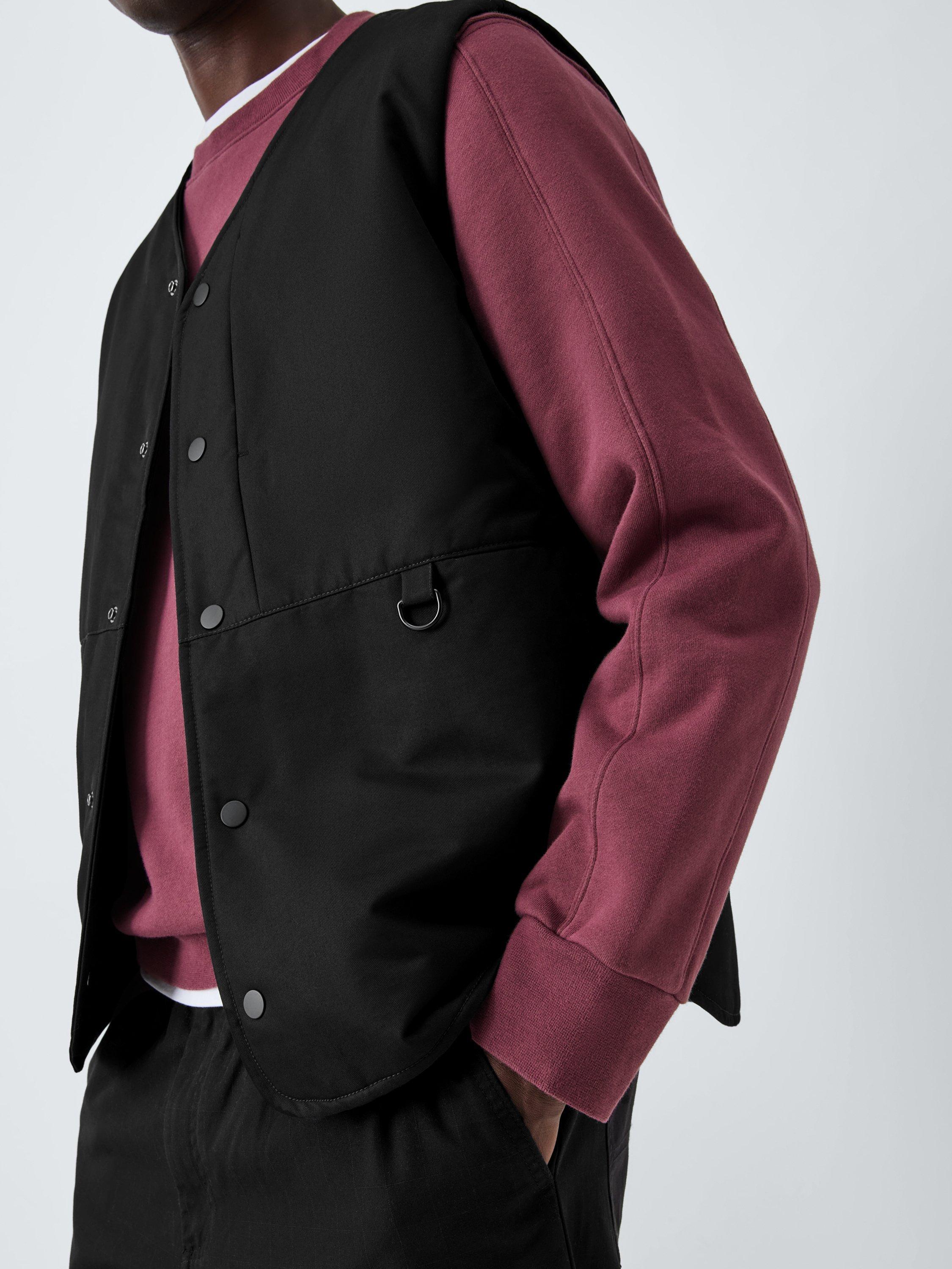 Product image 5 of 6, which shows Kin Washed Utility Gilet, Meteorite, S