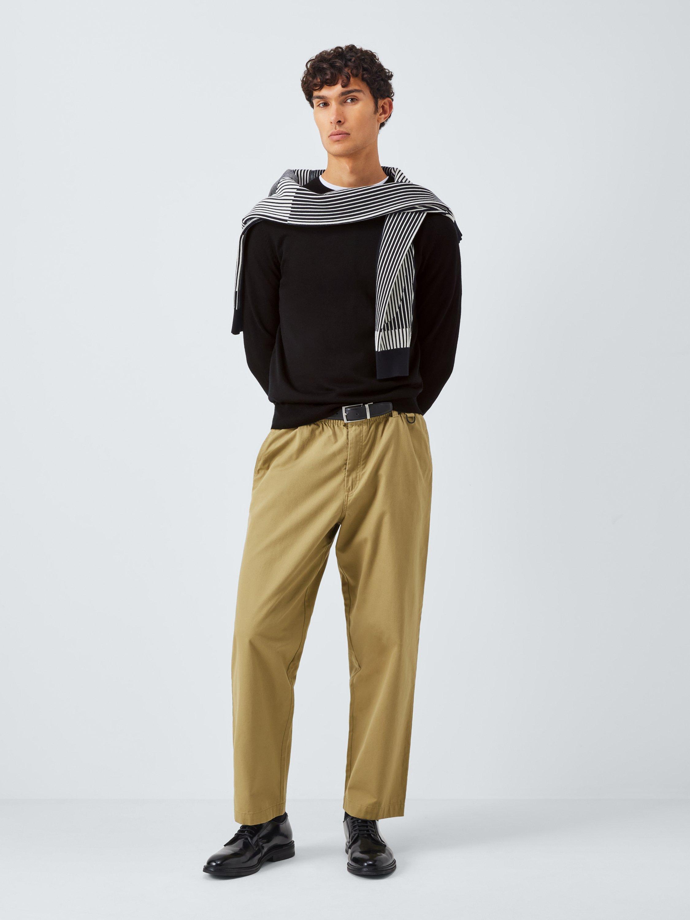 Product image 3 of 6, which shows Kin Merino Wool Saddle Neck Jumper, Meteorite, L