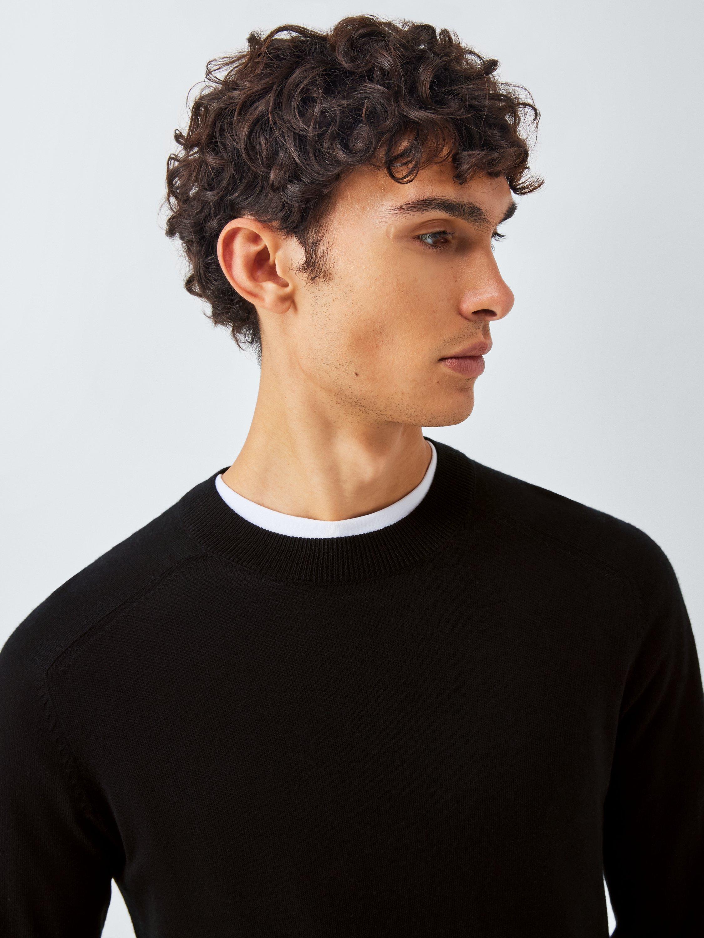 Product image 5 of 6, which shows Kin Merino Wool Saddle Neck Jumper, Meteorite, L