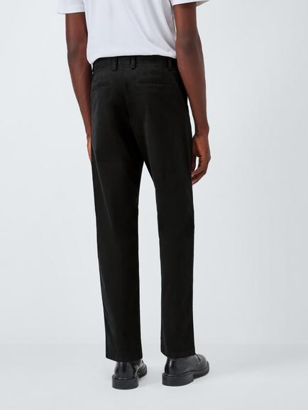 John Lewis Slim Fit Cotton Chinos - view 2, Black