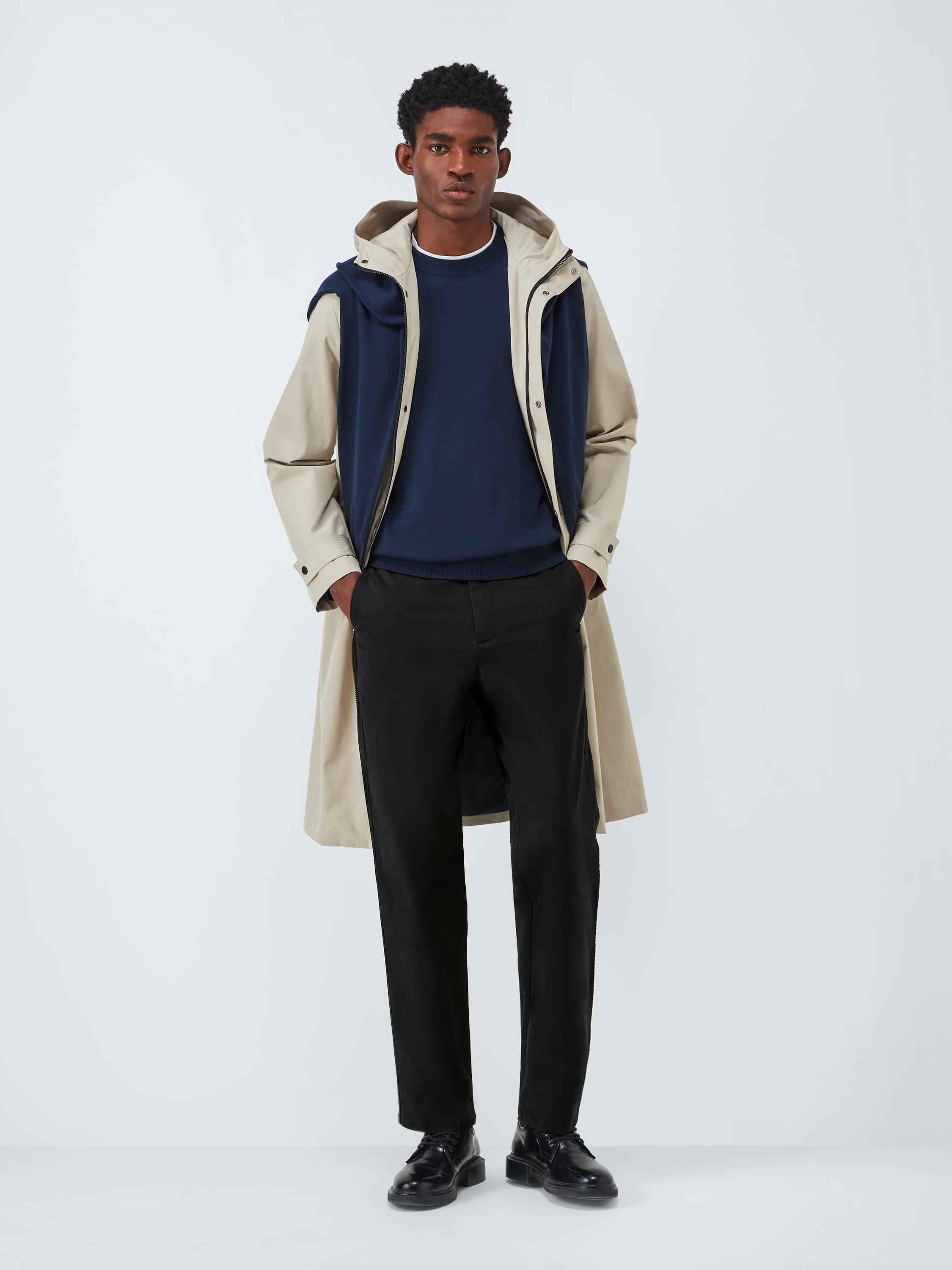 Product image 3 of 6, which shows John Lewis Slim Fit Cotton Chinos, Black, 30R