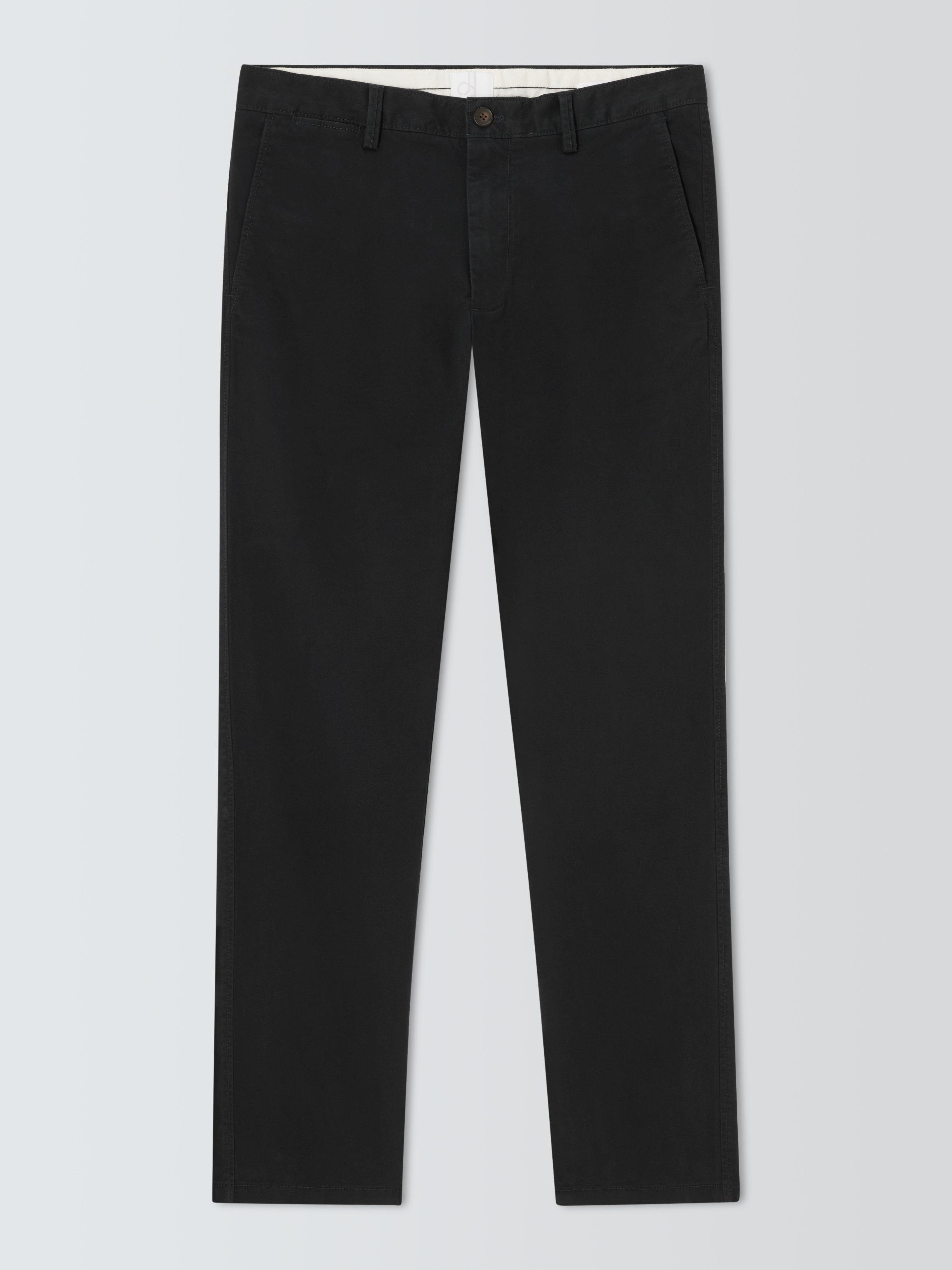 Product image 4 of 6, which shows John Lewis Slim Fit Cotton Chinos, Black, 30R