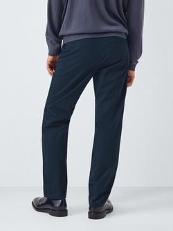John Lewis Slim Fit Cotton Chinos - view 2, Sky Captain