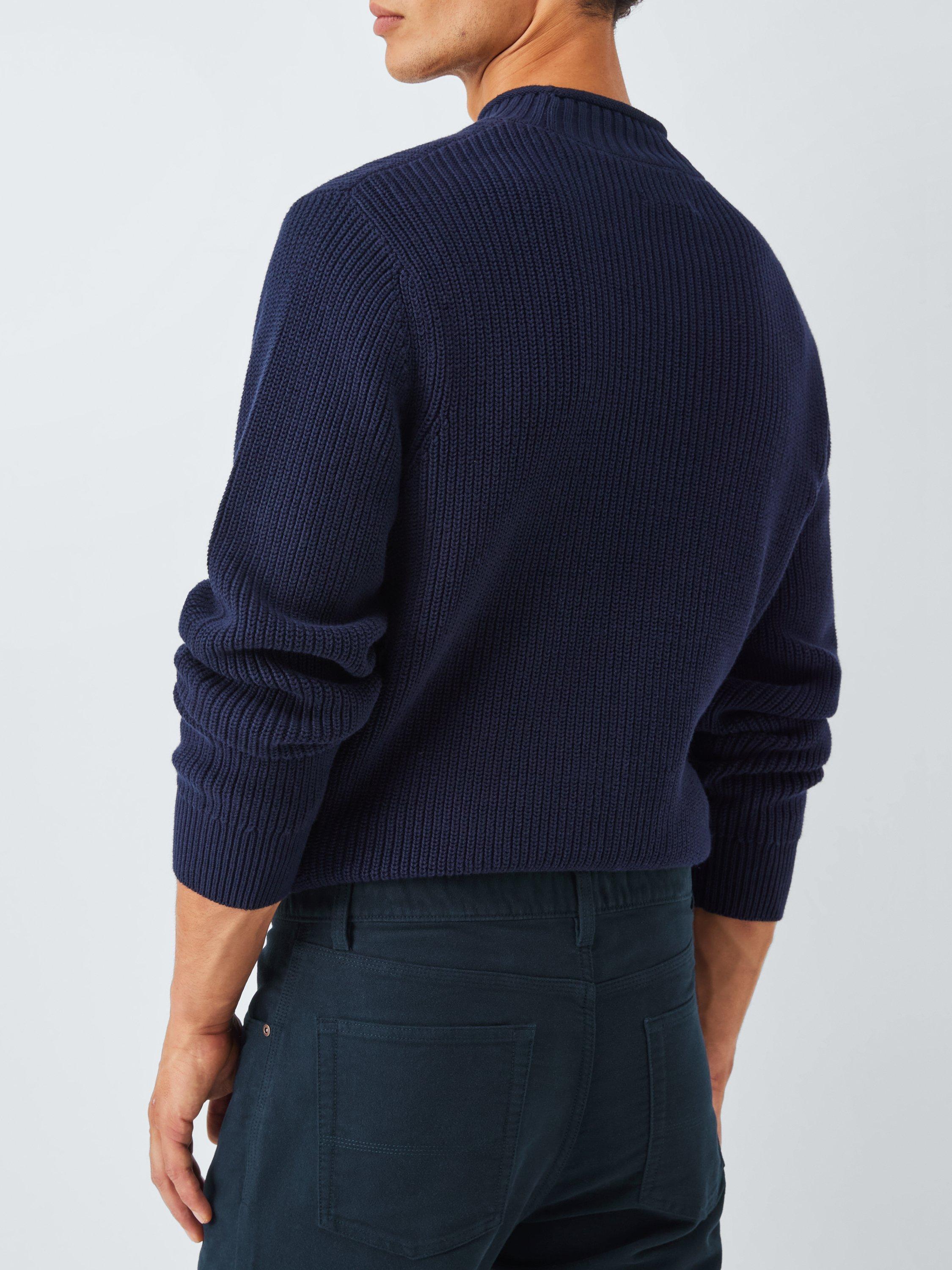 Product image 6 of 6, which shows John Lewis Moleskin Cotton Jeans, Sky Captain, 36R