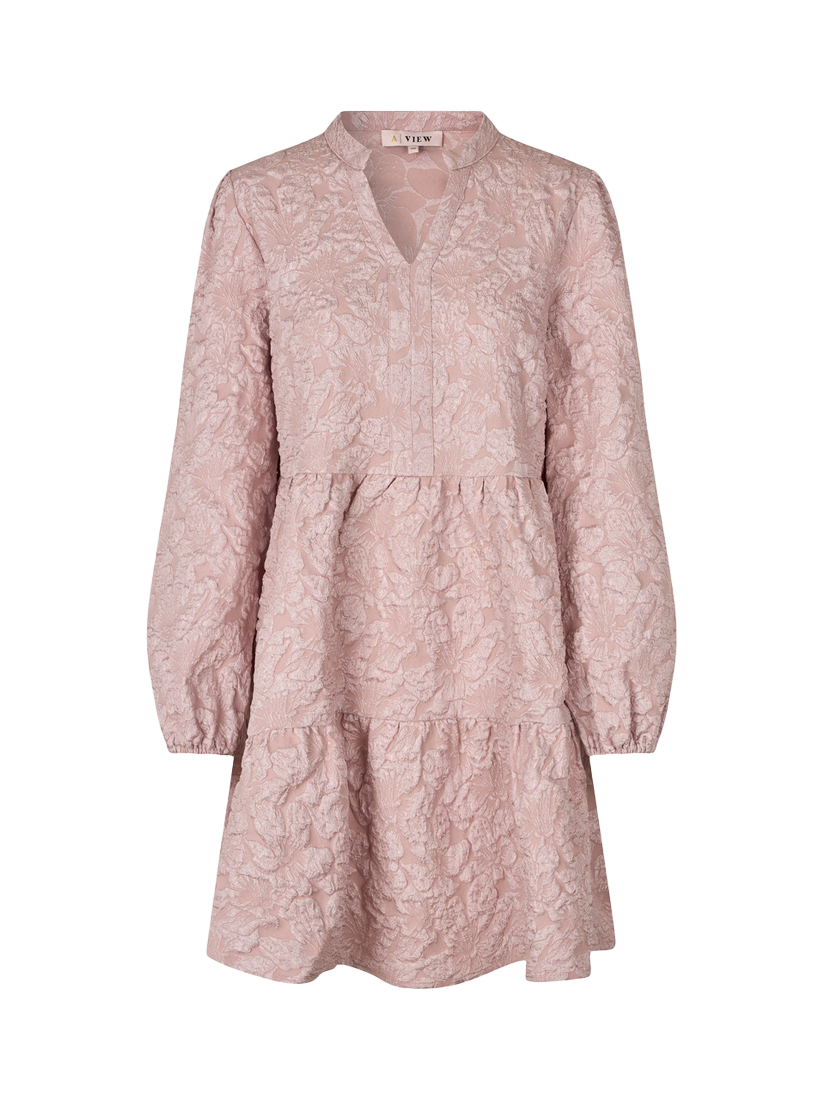 Product image 5 of 6, which shows A-VIEW Ida Floral Mini Dress, Mid Pink, 14